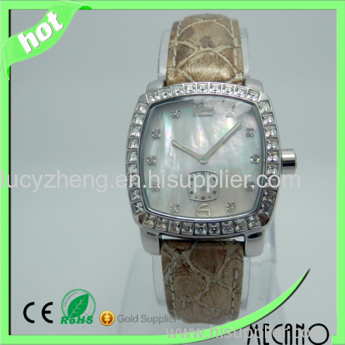 Diamond watch for man stainless steel watch