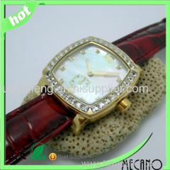 Diamond watch for woman stainless steel watch