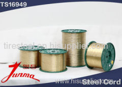0.58mm Gold Radial Tyre Steel Cord for Truck Tire High Adhesio and Long lifespan