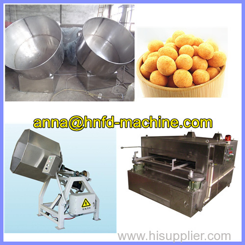 Flour coated peanut processing equipment