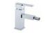 Brass Chrome Single Hole Bathroom Sink Faucet / Single Lever Deck Mounted Brass Bidet Taps