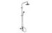 Automatic Shower Mixer Brass Bathroom Sink Faucets , Chrome Wall Mounted Faucets