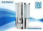ABS + Stainless Steel Liquid Soap Dispenser / Shower Shampoo Dispensers 450ml