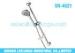Stainless Steel Adjustable Shower Slide Bar With Transparent Soap Holder