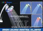 Temperature Controlled LED Rain Shower Head Chromed ABS