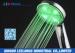 Green Color Handheld Led Rain Shower Head without battery For Bath