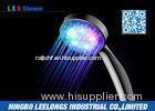 Color Changing LED Rain Shower Head Handheld For Hotel , Home , Bathtub