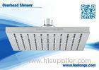 Commercial Rainfall Square Overhead Shower Head 8 Inch With Flat Front