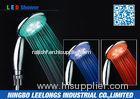 LED Light Bathroom Chrome Single Function Water Saving Rain Shower Head