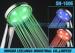 Color Changing Temperature Controlled LED Shower Head Rain Water Saving For Bathtub