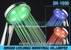 Color Changing Temperature Controlled LED Shower Head Rain Water Saving For Bathtub