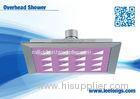 Bathroom square Overhead Shower Head Water Efficient Detachable