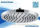 Round ABS Plastic Single Function Bathroom Overhead Rain Shower Head 20cm