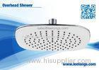 White Thunderhead Square Shower Head Rain 8 Inch , Rainfall Showerhead