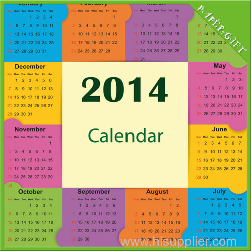 desktop calander full color printing