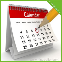 desktop calander full color printing