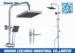 Waterfall Stainless Steel Thermostatic Shower Columns Set , Bathroom Columns