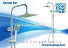 Temperature Controlled Corner Shower Columns / Shower Panels For Home