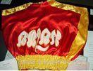 muay thai shorts , Red and Yellow