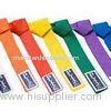 OEM 100% cotton martial arts Taekwondo Color Belts , 4CM Width