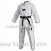 White Heavyweight Childrens Karate Suits Martial Arts Clothing with Black Belt