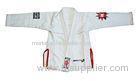 Anti pilling Brazilian Jiu Jitsu Gi Martial Arts Suit White Karate Uniform