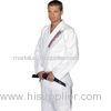 White Kimono Brazilian Jiu Jitsu Gi , Pearl Weave Jacket / Rip stop Pants