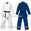 White / Blue brazilian jiu jitsu clothing BJJ Kimono with EVA Foam Collar