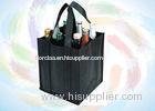 Folding Recycled PP Non Woven Shopping Bags Black or Customized