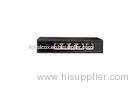 Black Safe CCTV IP Camera Accessories , Ethernet 4 Ports POE Switch