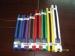 Courful martial arts belts taekwondo colour belts with Embroidery
