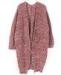 Customzied Womens Chunky Sweaters With Pocket Racoon Yarn Knited Blouse Clothes
