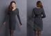 Solid Color chunky knit sweaters for women , V Neck Hooded Lady Pullover Dresses
