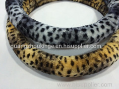 tiger style fur car steering wheel cover