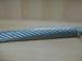 Galvanized 1x12 Stranded Steel Wire Rope Strength , Dia 1.5mm For Goods Shelf
