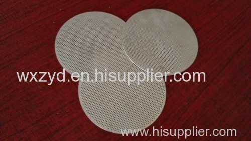 Zhi Yi Da metal 304 center core filter element frame perforated sheet perforated panels plates to Italy