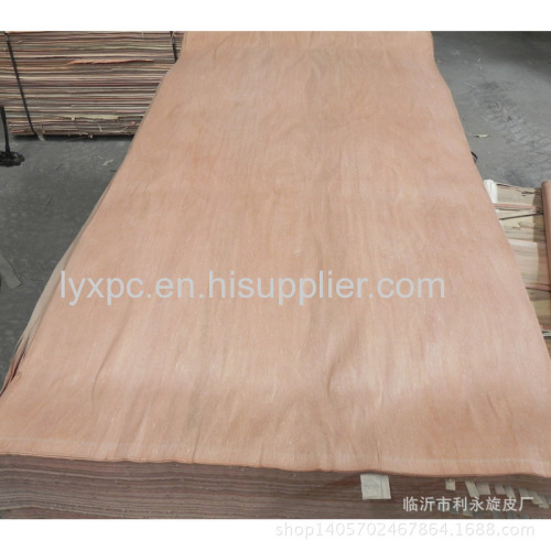 Natural rotary cut wood veneer with 2500*1300*0.32mm Burma/keruing/gurjan wood veneer 