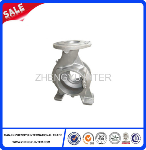Resin sand stainless iron pump body casting parts manufacturer