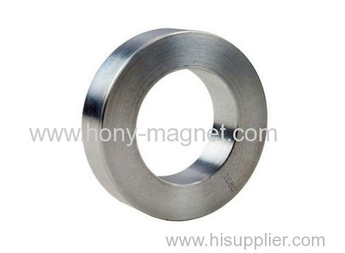 High quality ring Neodymium Magnet with nickel/zinc coating