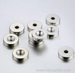 Strong Rare Earth Ring Magnets Countersunk Hole