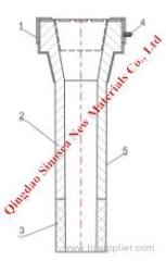 Ladle shrouds- refractory materials