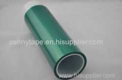 Polyester film silicone adhesive masking tape
