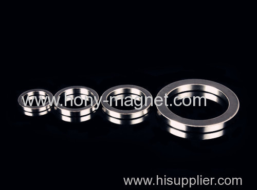 Ring Sintered permanent magnets for power generation