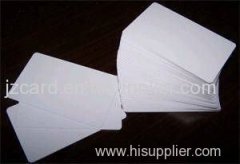 Blank Plastic PVC Card On Sale