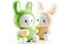 Girly 35CM Cute cartoon color rabbit plush toy Gift stuffed easter bunnies