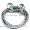 Nylon Coated 316 Stainless Steel Endless Wire Rope Sling / Lifting Ropes Slings