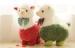 White silky soft fur Girl Alpaca Prime Plush custom stuffed toys for Birthday present