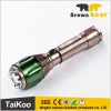 5w green&copper-colored rechargeable led flashlight