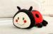 Red Five star lady beetles custom stuffed toys 35cm , ladybug plush toys