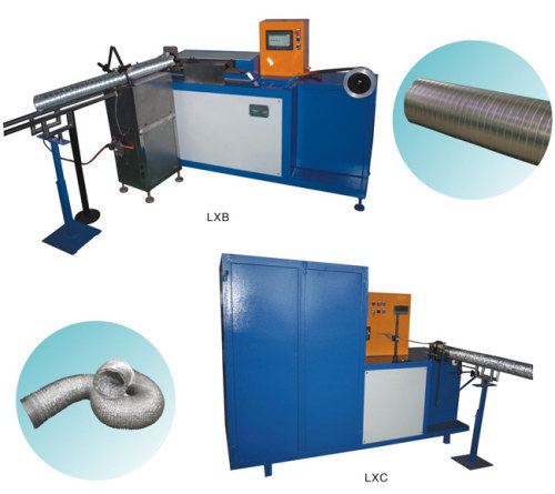 Aluminum flexible tube machine